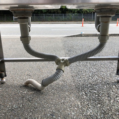 ⭐︎中古品　2槽シンク　900×650×800mm 厨房機器⭐︎