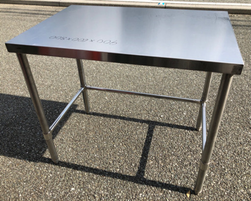 ⭐︎中古品　作業台　900×600×800mm 厨房機器⭐︎