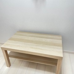 【ネット決済】美品　テーブル大　IKEA ナチュラルカラー　使用歴一年