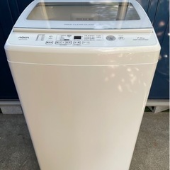 【ネット決済】Aqua 全自動洗濯機　7kg 2021年
