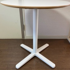 【ネット決済】IKEA 丸テーブル 白 BILSTA