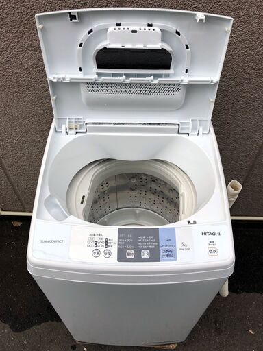 ⑭【税込み】日立 5kg 全自動洗濯機 NW-50B 17年製【PayPay使えます】