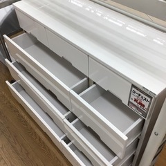 KK-59【ご来店頂ける方限定】ローチェスト エナメル 白