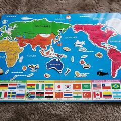 【引渡決定】マグネット世界地図お勉強シール