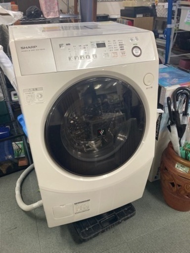 【11/22確約】【まだまだ現役】SHARP ドラム式洗濯乾燥機 ES-V540-NL 2014年製