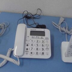 KD104)コードレス電話機 親機＆子機１台＆ケーブル１本 Pa...