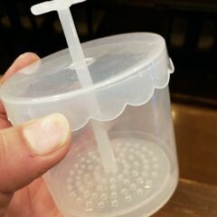 【あげます】ダイソーの洗顔フォーム泡立て器