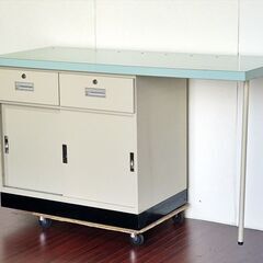 山口)下松市より　高園 タカゾノ SOLNO アンダーユニット コーナー用 金庫付き 幅150×奥行60×高さ86cm　BIZHL24H 山口)下松市より 高園 タカゾノ SOLNO アンダーユニット コーナー用