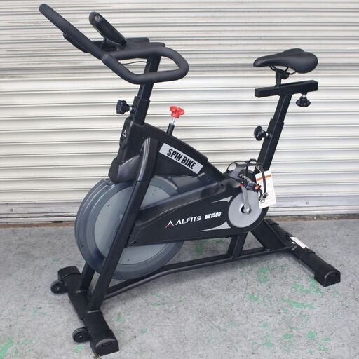 T068) ALINCO マット付 BK 1500 スピンバイク エアロバイク アルインコ