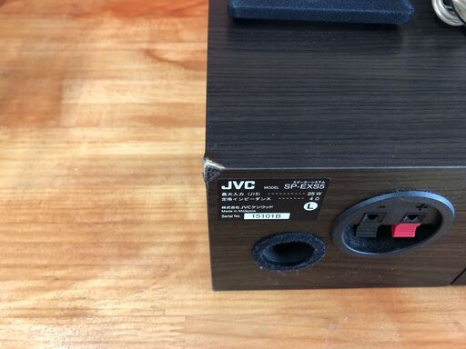 【ウッドコーンスピーカー】が素敵なコンポ入荷しました。【愛品館江戸川店】 JVC 2016年製　コンパクトコンポーネントシステム EX-S5お問い合わせID:132-011207-007