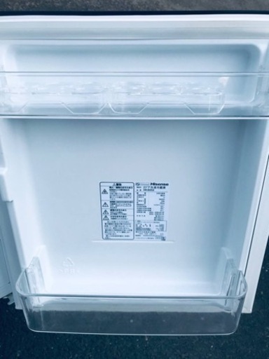 ①✨2019年製✨128番 Hisense✨2ドア冷凍冷蔵庫✨HR-B95A‼️ - 家電