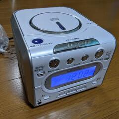 Audio Comm CDクロックラジオ　RCD-C008Z