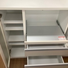 引き出し付き 1枚扉キッチンカウンター【トレファク 川越店】