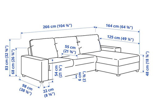 IKEA 3人がけソファ とてもキレイです　おしゃれで大きい　ゆったり