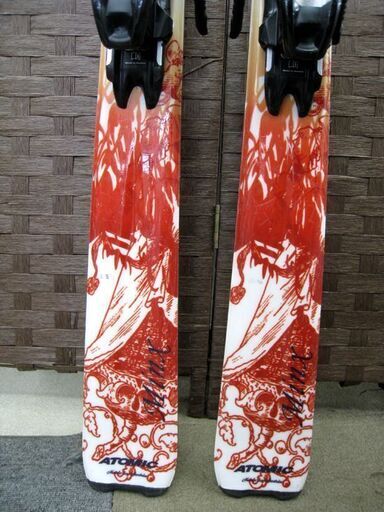 ☆ ATOMIC Minx カービングスキー 159cm 白×赤系/ホワイト×レッド系 2
