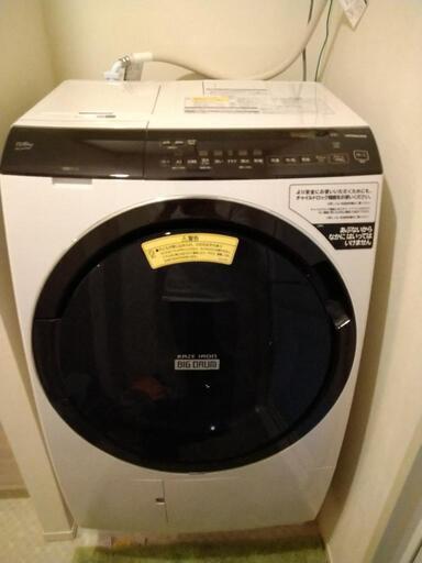 (美品)ドラム式洗濯乾燥機\n  日立 BD-SX110FR ロゼシャンパン ヒートリサイクル 風アイロン ビッグドラム [ななめ型ドラム式洗濯乾燥機 (洗濯11.0kg/乾燥6.0kg) 右開き\n