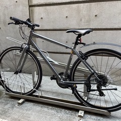 クロスバイク　NESTO ネスト　ガンメタ