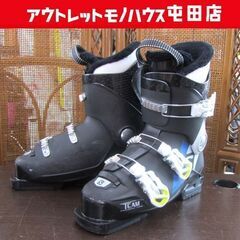 ジュニア用スキーブーツ 24.0cm サロモン TEAM 黒系 ...
