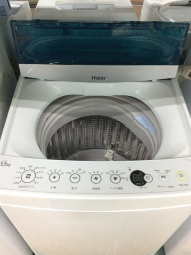 洗濯機 5.5kg 2018年製 ハイアール