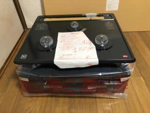 ビルトインガスコンロ未使用品(LPG)