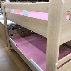 【愛品館八千代店】Granz　グランツ　2段ベッド　白②【愛八BD】
