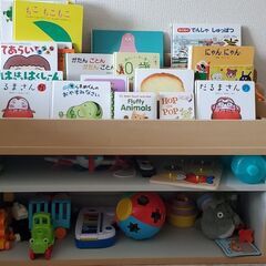 【ネット決済】子供用おもちゃ収納+本棚