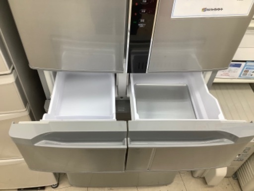 6ドア冷蔵庫 HITACHI R-F440E 2015年製 441L 129L 【公式通販】