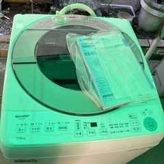SHARP 7kg !洗濯機【ES-GV7E-P】2020年製