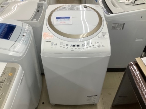 TOSHIBA　縦型洗濯乾燥機　9.0kg AW-9V6 内部ヨゴレ有
