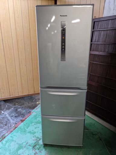 パナソニック ノンフロン冷蔵冷凍庫 365L NR-C37CM-S 2014年製 自動製氷