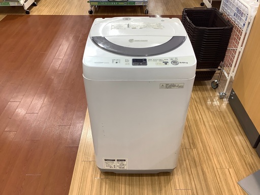 SHARP(シャープ)の全自動洗濯機(ES-GE55N-S)を紹介します！トレジャーファクトリーつくば店
