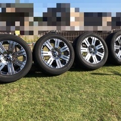 お取引中]デリカD5ジャスパー純正18インチホイールとタイヤのセット