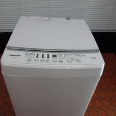 ID 985112 洗濯機ハイセンス5.5Kg 2019年製 HW-G55A-W