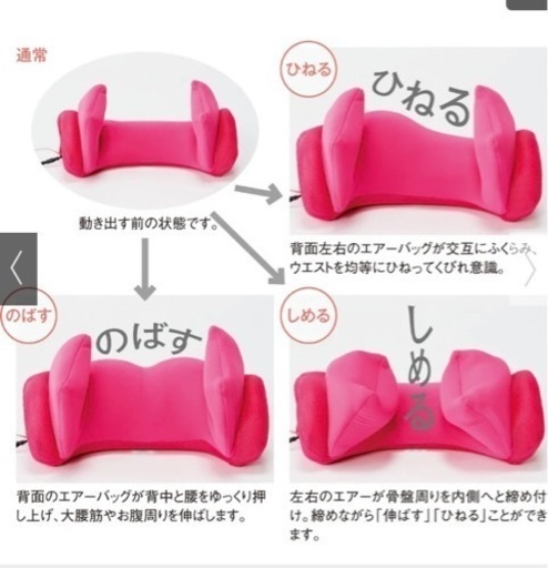 エアプリエスイートプレミアム☆ダイエット、腰痛防止に
