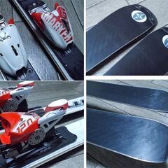 カービングスキー 160cm オガサカ UNITY S1 ユニティ 訳ありビンディング付き OGASAKA 白 ホワイト MARKER スキー板 札幌市東区 新道東店