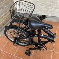 【交渉中】Jeep 折り畳み自転車 JE-206G 黒