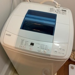 洗濯機　5キロ washing machine