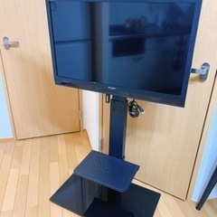 【ネット決済】シャープ32型液晶テレビ【テレビスタンド付き】