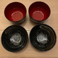 ペアセット　お茶碗、味噌汁椀