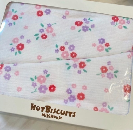 ミキハウス　ホットビスケッツ　ガーゼバスタオル