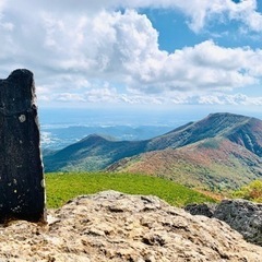 平日キャンプ、登山