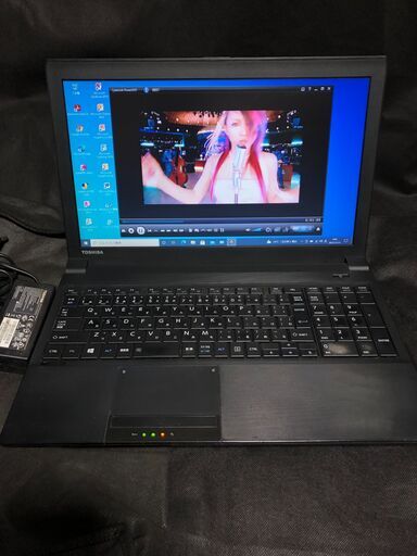 大画面15.6インチワイド TFTカラーLED液晶　Cel-1005M(2コア/2スレッド) メモリー4GB/HDDは250GB　Bluetooth　無線LAN(Wi-Fi)　Win10-Pro ＆ Office2010インストール済　東芝 dynabook Satellite B453/J　中古品