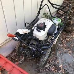 カセットボンベで動くHONDA耕運機