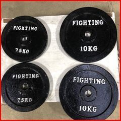 状態良好 FIGHTING ROAD/ファイティングロード ハードベンチ+セーフティーラック＋プレート55Kg+ダンベルシャフト 2本+バーベルシャフト 1本+バーベWルシャフト 1本 手渡し希望/自社配送可能（配送エリアについてお問い合わせください） 