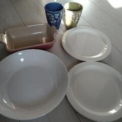 タンブラー　グラタン皿、大皿