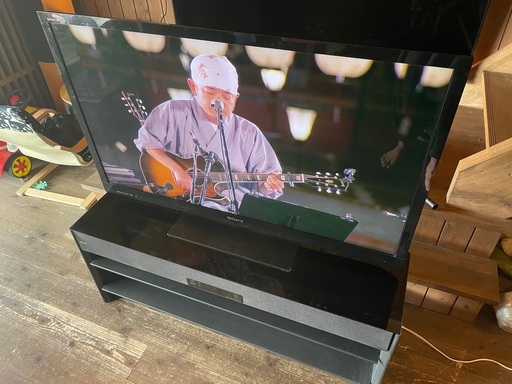 【早期引取優先・本日可】SONY 46インチ液晶テレビ＆サウンドバー内蔵テレビ台セット