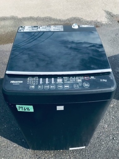 ⑤✨2018年製✨1768番 Hisense✨全自動電気洗濯機✨HW-G55E5KK‼️
