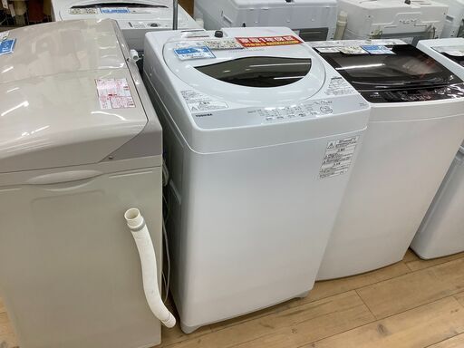 1年保証付き！2019年製、TOSHIBA(トウシバ)の全自動洗濯機のご紹介です！