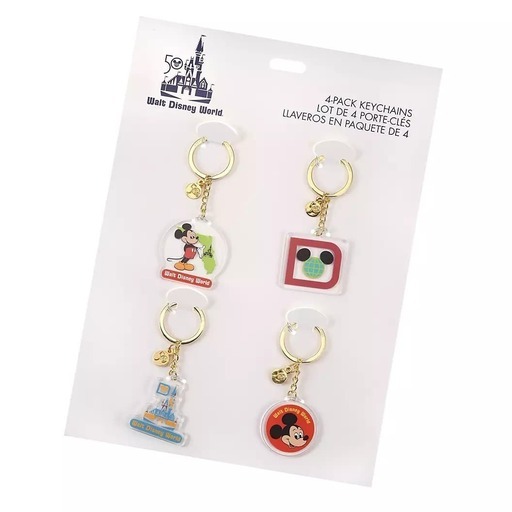 Wdw50周年グッズ ミッキー キーホルダー キーチェーン クリアプレート Edion01 高蔵寺のおもちゃ その他 の中古あげます 譲ります ジモティーで不用品の処分