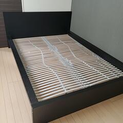 IKEA　イケア　ベッドフレーム　ダブルベッド　マルム